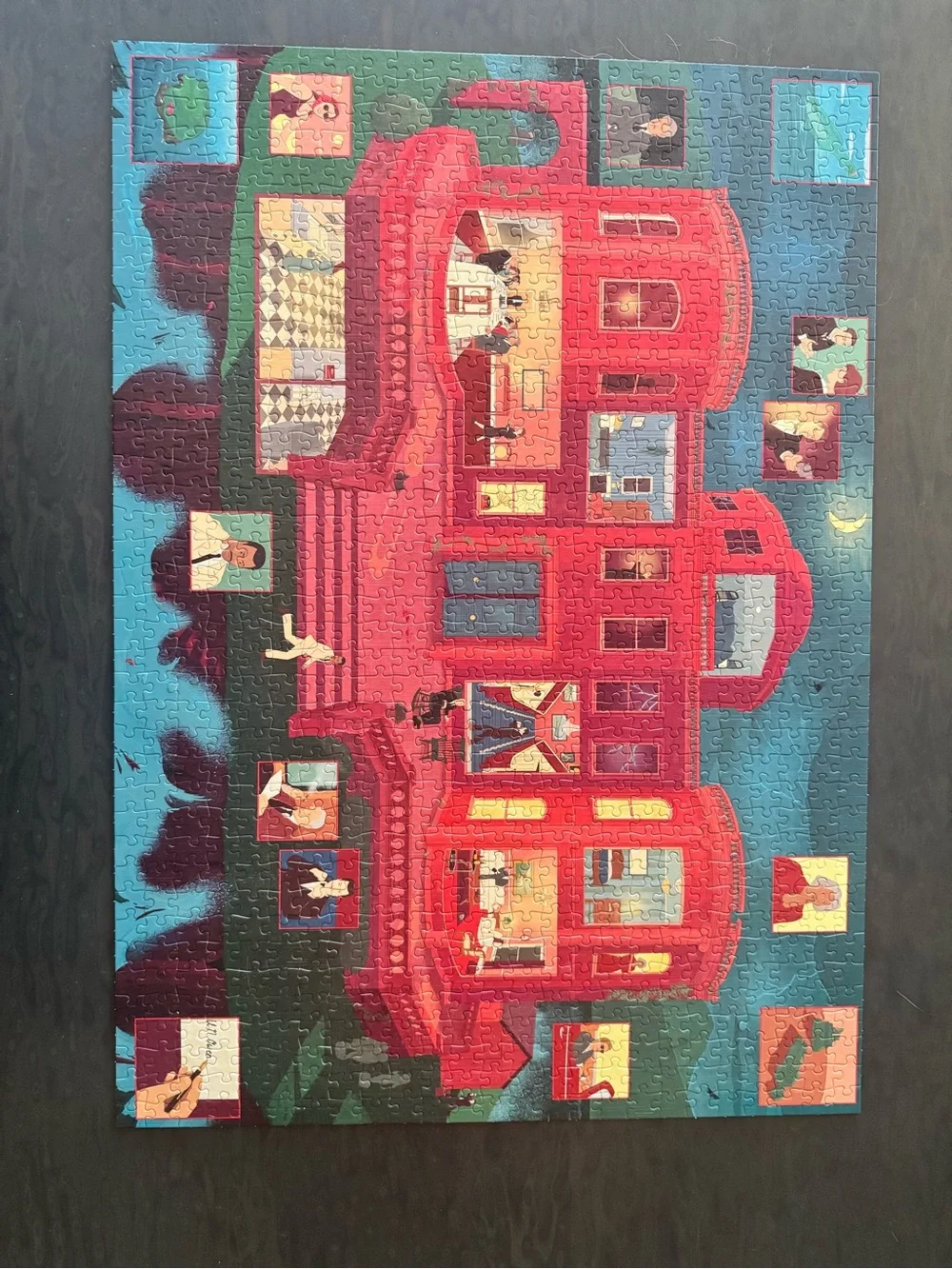 1000 piece jigsaw puzzle- Agatha Christie theme